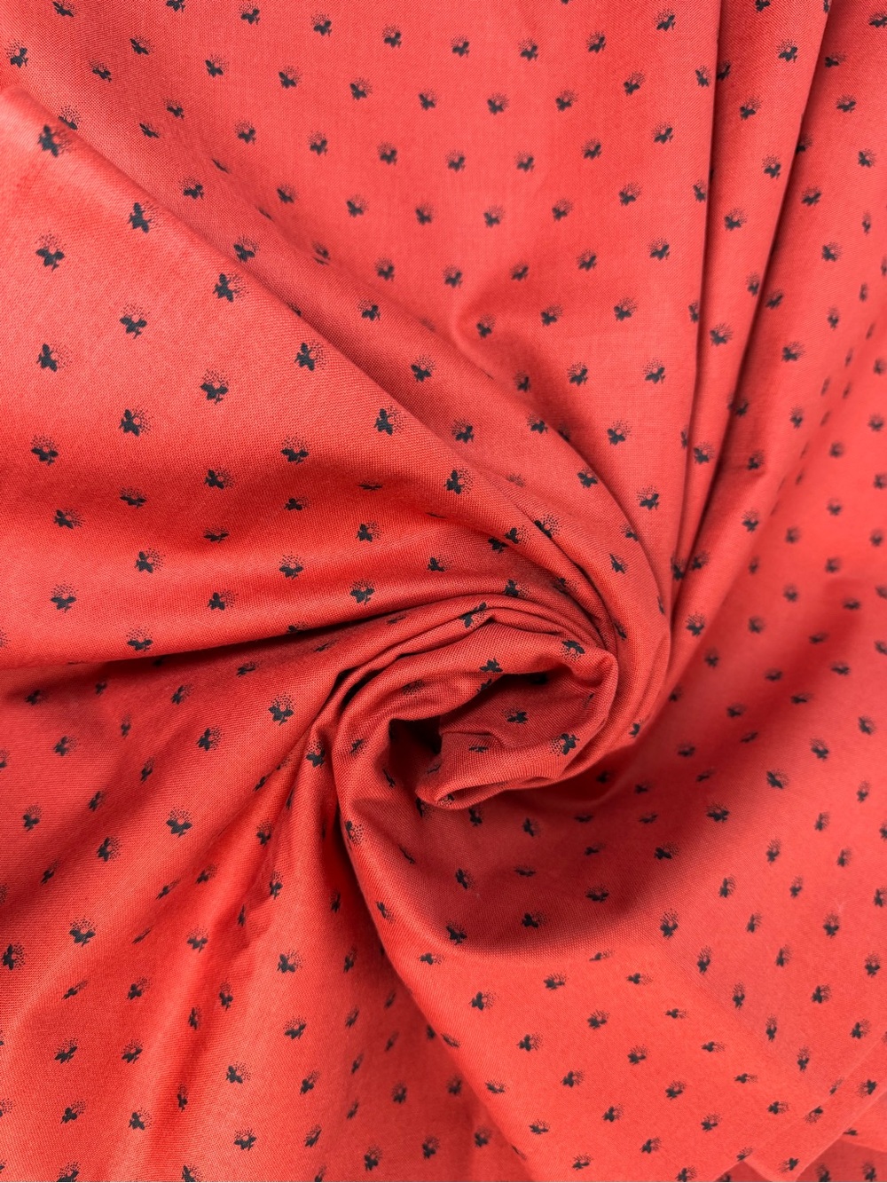 Jo Morton for Andover Fabrics Red & Black Mini Floral Quilting Cotton Fabric